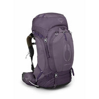 Purple Osprey backpack on a white background