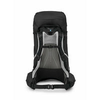 Black Osprey backpack on a white background