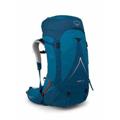 Blue Osprey backpack on a white background