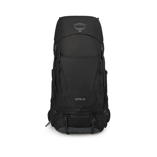 Black Osprey backpack on a white background