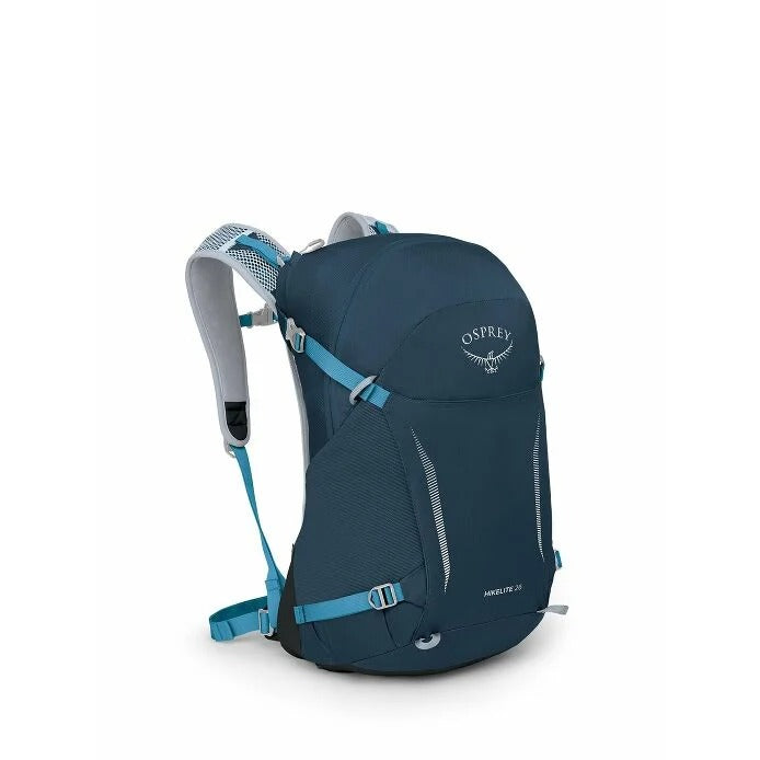 Blue Osprey backpack on a white background