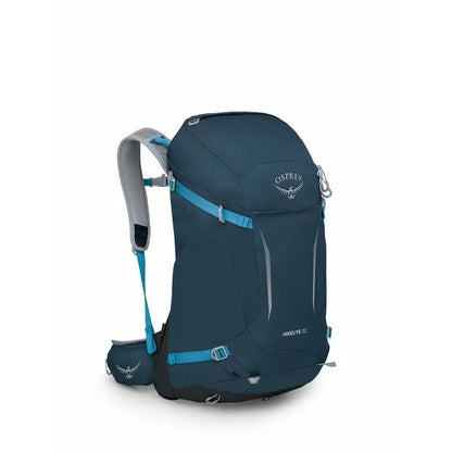 Blue Osprey backpack on a white background