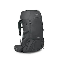Black Osprey backpack on a white background