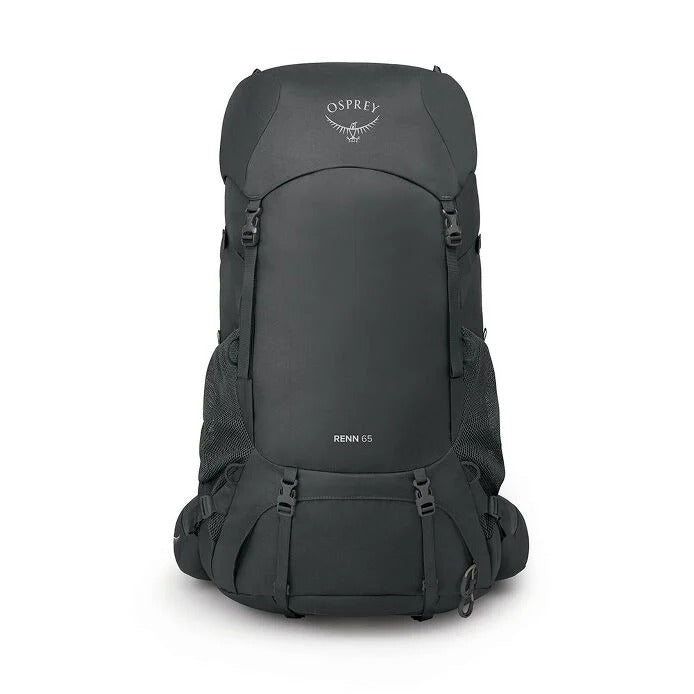 Dark gray Osprey backpack on a white background
