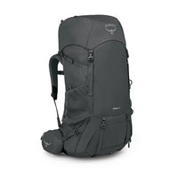 Gray Osprey backpack on a white background