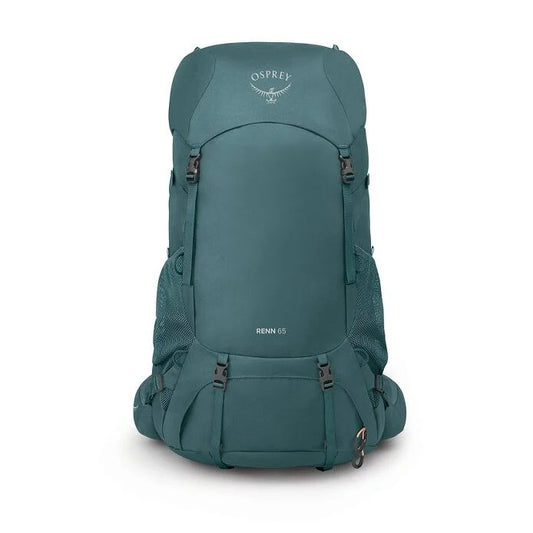 Teal Osprey backpack on a white background