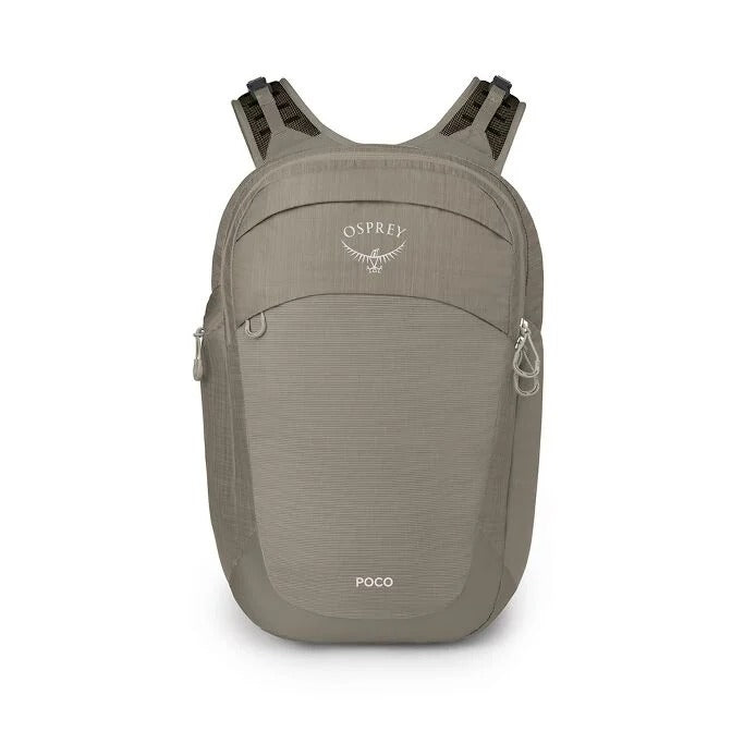 Tan Colour Osprey backpack on a white background