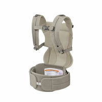 Beige baby carrier on a white background