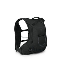 Black hydration vest on a white background