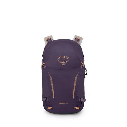 Purple Osprey backpack on a white background