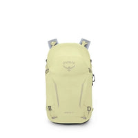 Light green Osprey backpack on a white background