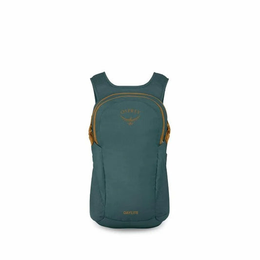 Daylite® daypack, deep green with front logo badge and side straps