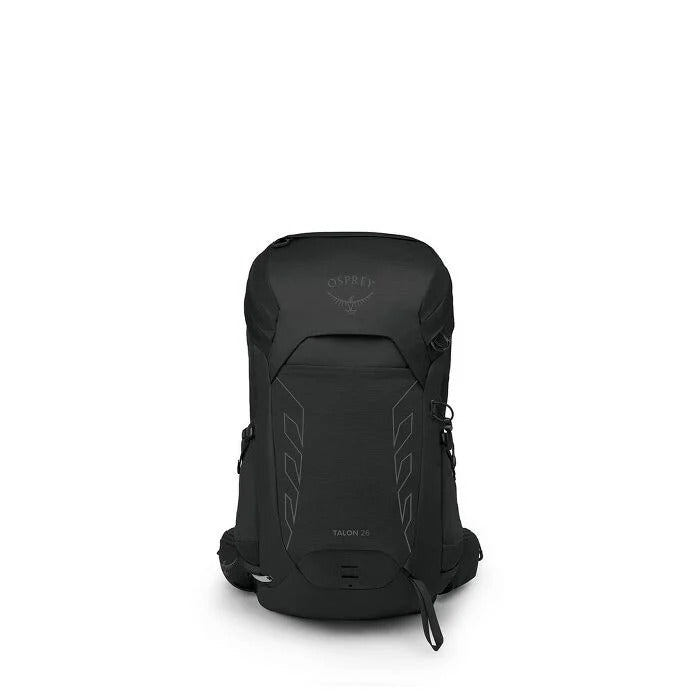 Black Osprey backpack on a white background