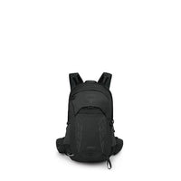 Black Osprey backpack on a white background