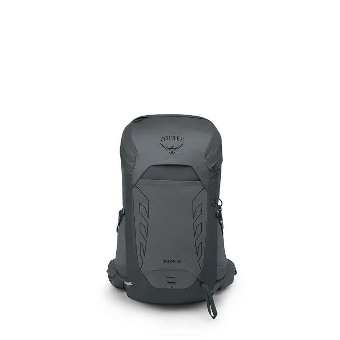 Gray Osprey backpack on a white background