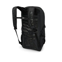 Talon™ 11 VSN^ backpack in black, open back compartment with mesh lining
