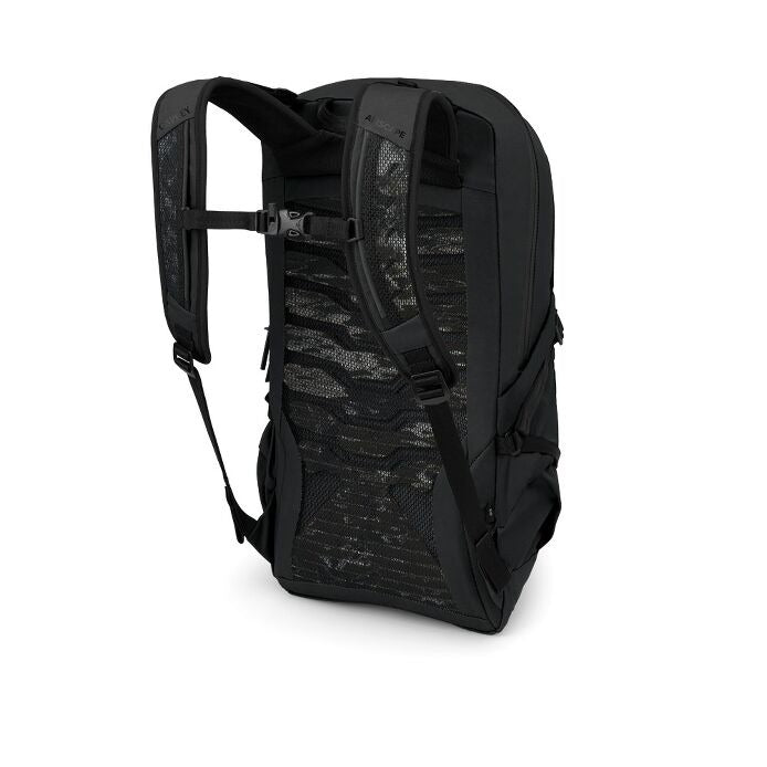 Talon™ 11 VSN^ backpack in black, open back compartment with mesh lining