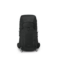 Black Osprey backpack on a white background