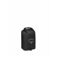 Black Osprey dry bag on a white background