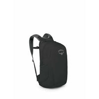 Black Osprey backpack on a white background