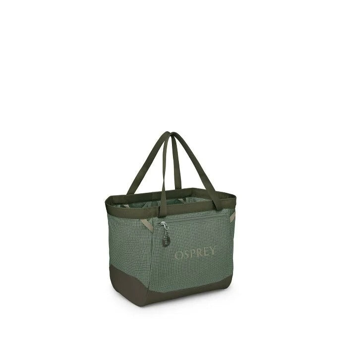 Transporter™ Gear Tote 28 tote bag in pine green with dark base and zip top