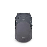 Gray Osprey backpack on a white background