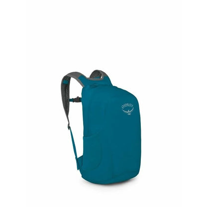 Teal Osprey backpack on a white background
