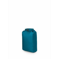 Teal dry bag on a white background