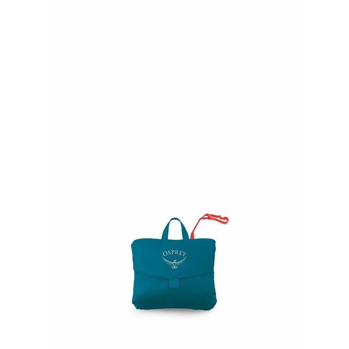 Blue Osprey bag on a white background