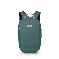 Teal Osprey backpack on a white background
