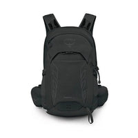 Black Osprey backpack on a white background