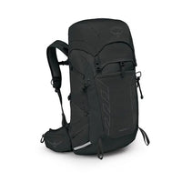 Black Osprey backpack on a white background