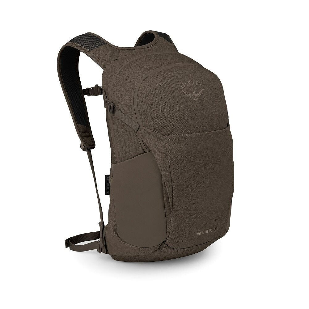 Daylite Plus Driftshade backpack, truffle-brown with front pocket and padded shoulder straps
