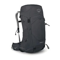 Gray Osprey backpack on a white background