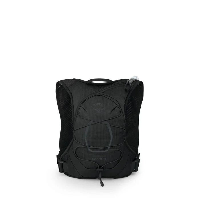 Black Osprey backpack on a white background