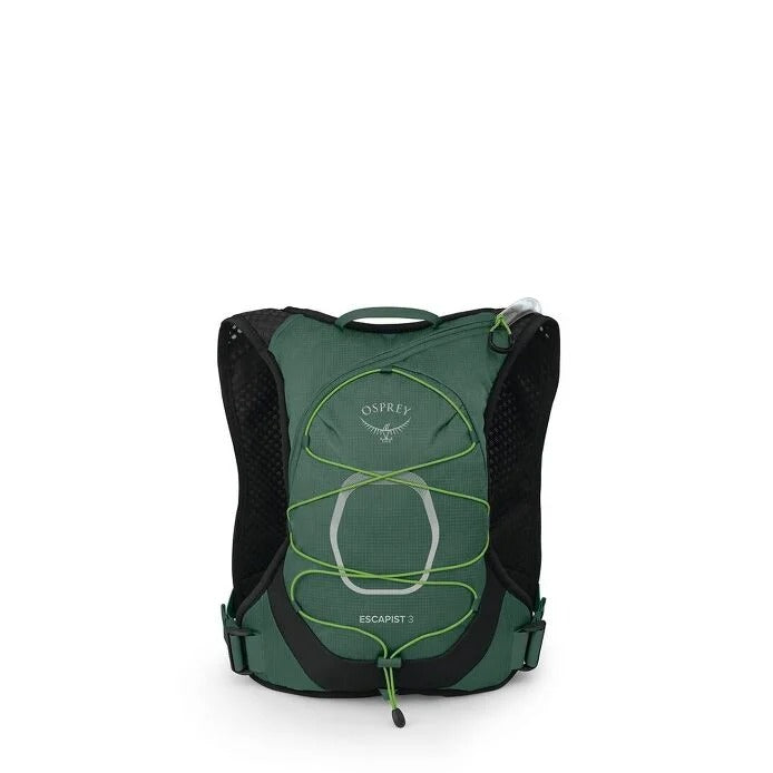 Green Osprey backpack on a white background