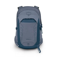 Blue Osprey backpack on a white background